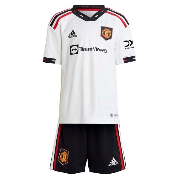 Camiseta Manchester United Replica Segunda Ropa Niño 2022/23